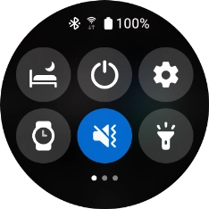 Press the power off icon. Press the power off icon.