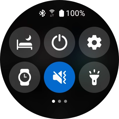 Press the power off icon. Press the power off icon.