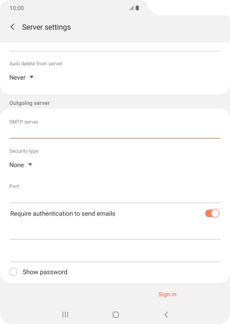 Press the drop down list below Press the drop down list below