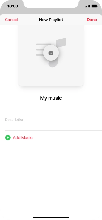 Press Add Music.