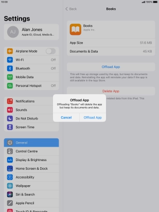 Press Offload App. Press Offload App.