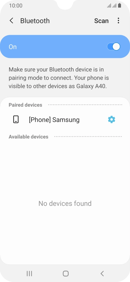 Press the Home key to return to the home screen. Press the Home key to return to the home screen.
