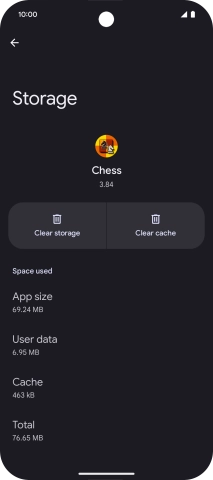 Press Clear cache. Press Clear cache.
