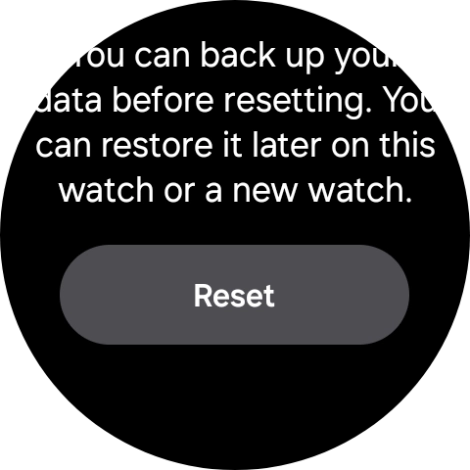 Press Reset.