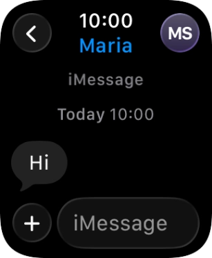 Press iMessage.