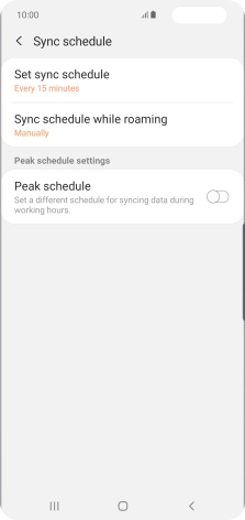 Press the Home key to return to the home screen.