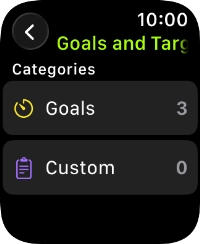 Press arrow left the necessary number of times to return to the home screen for the selected training activity. Press arrow left the necessary number of times to return to the home screen for the selected training activity.