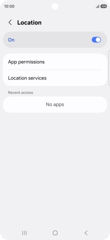 Press App permissions. Press App permissions.