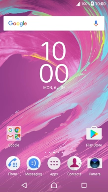 When the battery charging icon is displayed, the battery is charging.