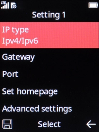 Select Advanced settings. Select Advanced settings.