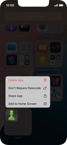 Press Don't Require Passcode.