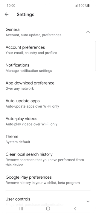 Press Auto-update apps. Press Auto-update apps.