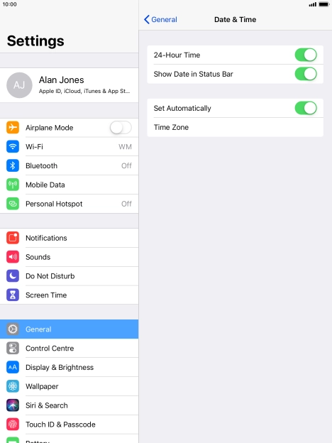 Press the Home key to return to the home screen.