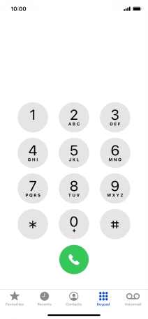 Press Keypad.