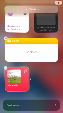 Press the Home key.