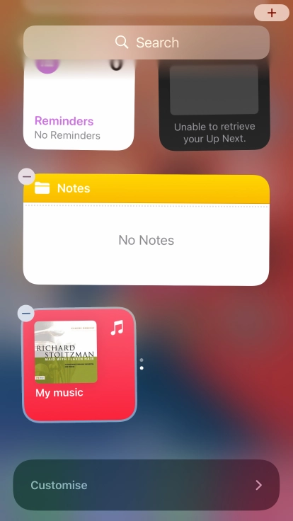 Press the Home key.