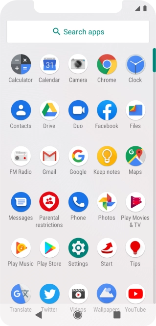 Press Play Store.