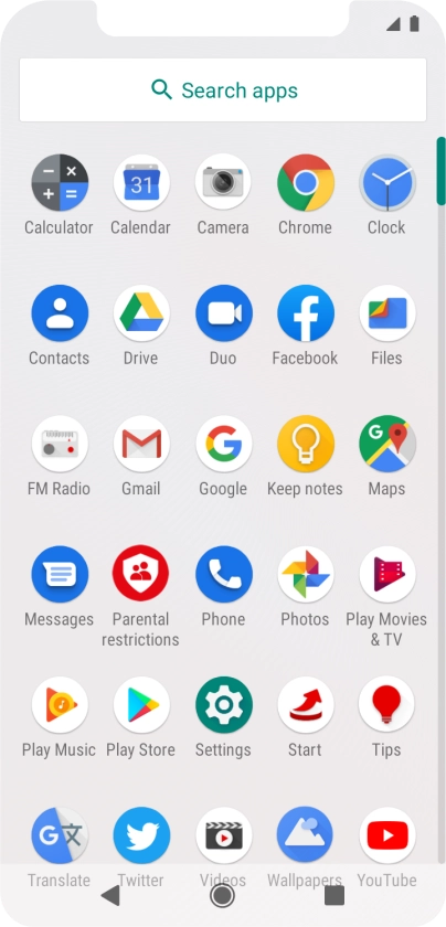 Press Play Store.