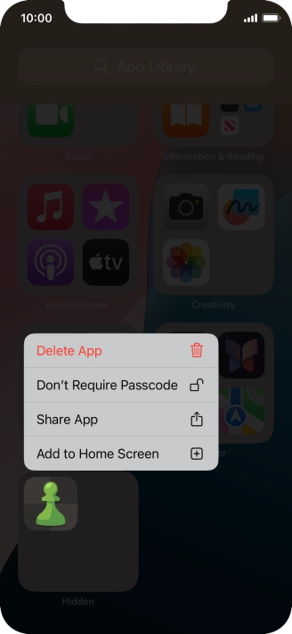 Press Don't Require Passcode.