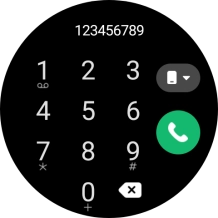 Press the call icon. Press the call icon.