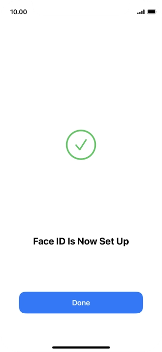 Press Done. If you haven't previously selected a phone lock code, key in a code of your own choice twice. Press Done. If you haven't previously selected a phone lock code, key in a code of your own choice twice.