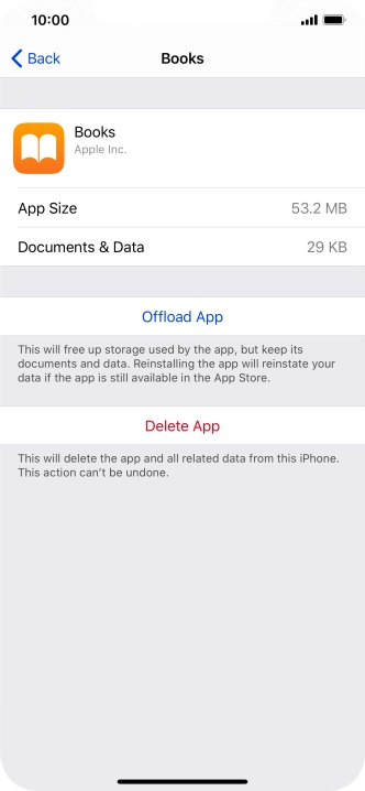 Press Offload App.
