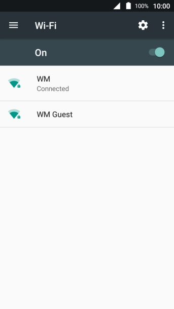 Press the Home key to return to the home screen.