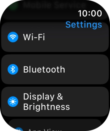 Press Display & Brightness. Press Display & Brightness.