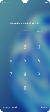 If you're asked to key in your PIN, do so and press Done. If you're asked to key in your PIN, do so and press Done.