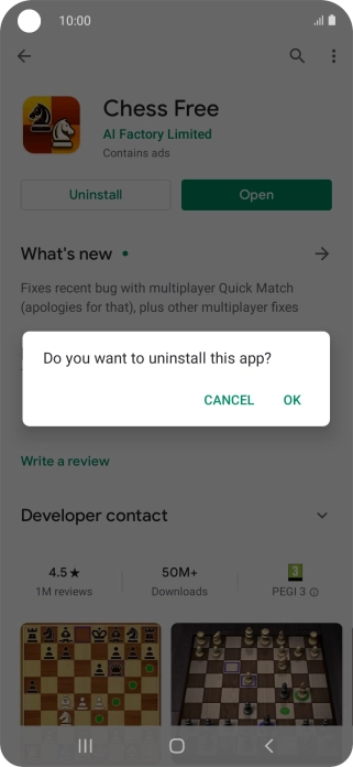 Press OK. Press OK.