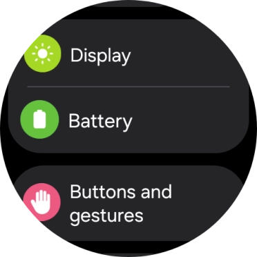 Press Display.
