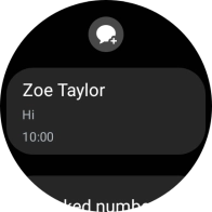 Press the required text message to read it.