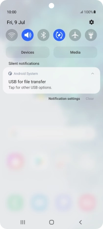 Press Tap for other USB options.. Press Tap for other USB options..