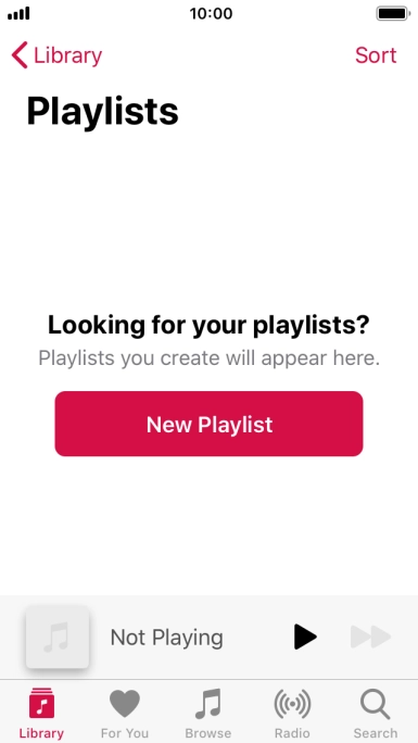 Press New Playlist.
