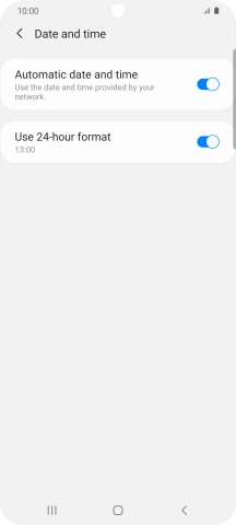 Press the Home key to return to the home screen. Press the Home key to return to the home screen.