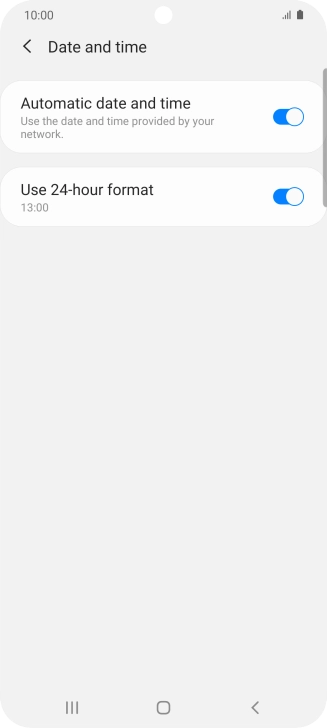 Press the Home key to return to the home screen. Press the Home key to return to the home screen.