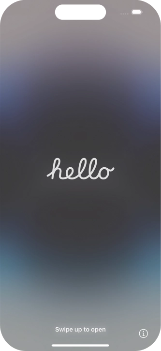 Slide your finger upwards starting from the bottom of the screen. Slide your finger upwards starting from the bottom of the screen.