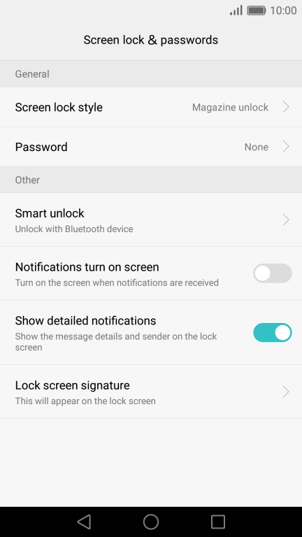 Press the Home key to return to the home screen. Press the Home key to return to the home screen.
