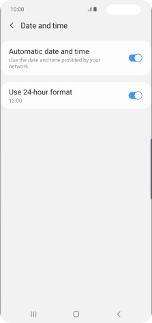 Press the Home key to return to the home screen. Press the Home key to return to the home screen.
