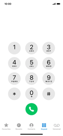 Press Keypad.