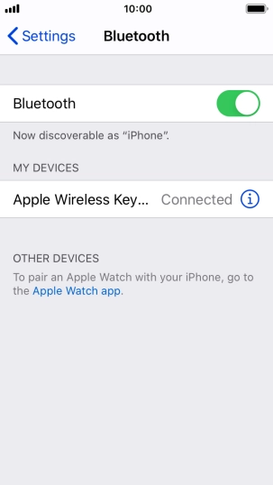 Press the Home key to return to the home screen. Press the Home key to return to the home screen.