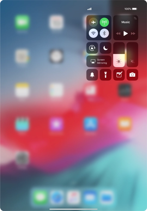 Press the sound mode icon to turn silent mode on or off.