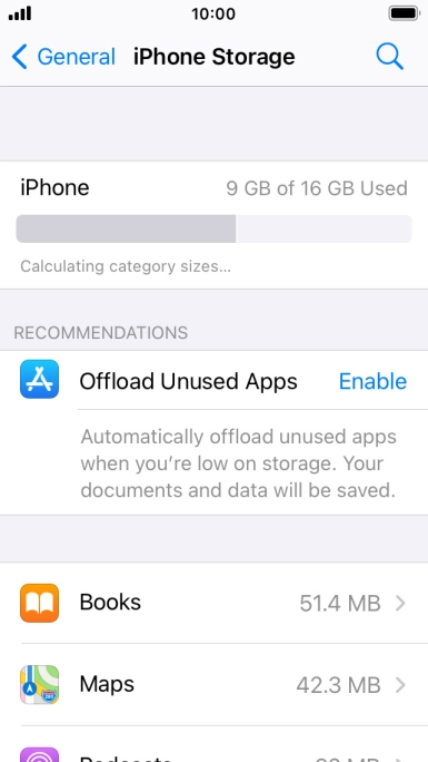 Press the required app. Press the required app.