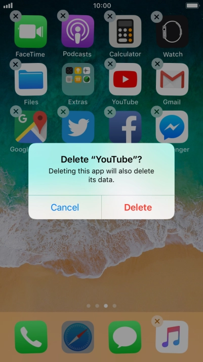 Press Delete.