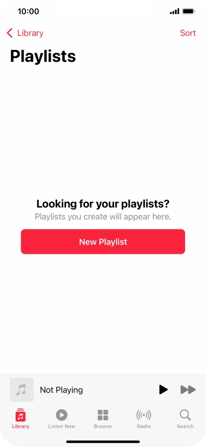 Press New Playlist.