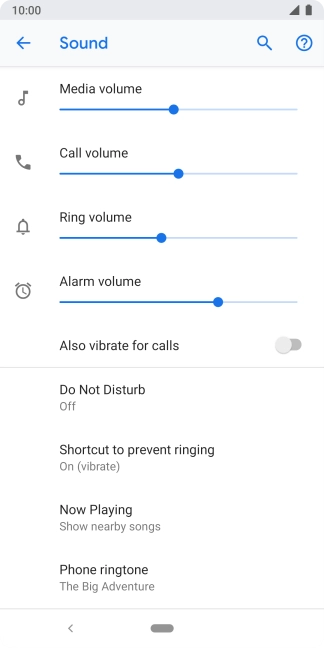 Press Phone ringtone.