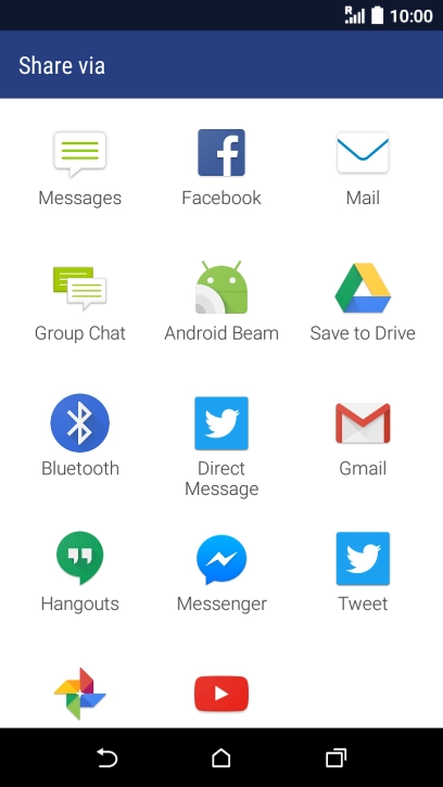 Press Bluetooth.