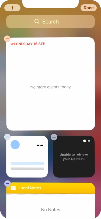 Press the add icon.