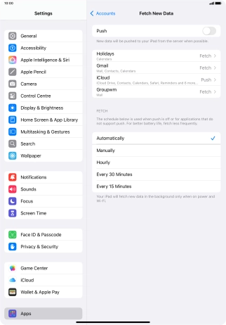 If you turn off the function, press the required setting. If you turn off the function, press the required setting.
