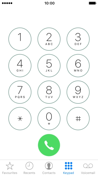 Press Keypad.